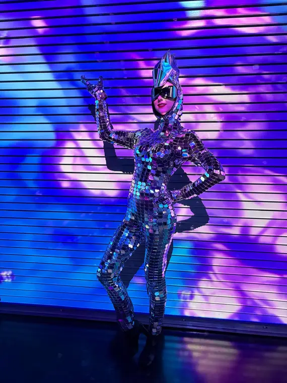 Disco dancer character costume
