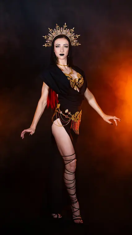 Goddess character portrait