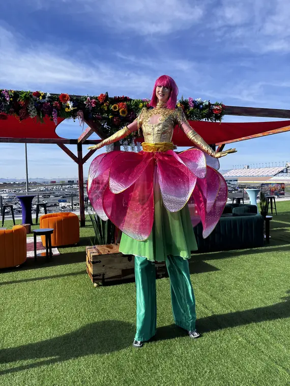 Flower stilt character