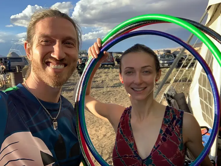 Hoop workshop at Southwest Flow Festival
